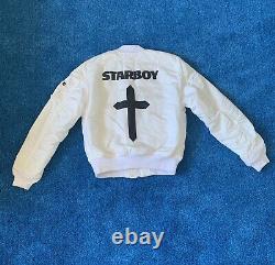 The Weeknd Alpha industries Rare starboy bomber jacket Size M