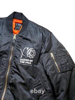 The Weeknd XO Alpha Industries Legend Of The Fall 2017 Bomber Jacket Men Size M