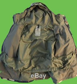USGI ALPHA INDUSTRIES US Army Cold Weather Parka Camouflage Jacket Coat Sz M