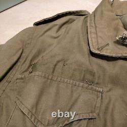 US Army Mens M Medium Long Alpha Industries Cold Weather Field Jacket Coat M65