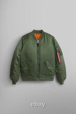 Urban Outfitters x Alpha Industries MA-1 Reversible Bomber Jacket Sage Medium