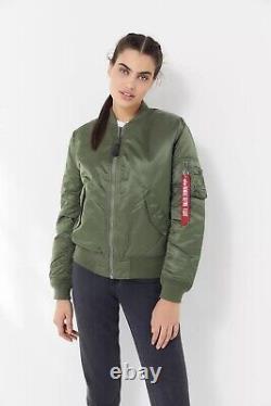 Urban Outfitters x Alpha Industries MA-1 Reversible Bomber Jacket Sage Medium