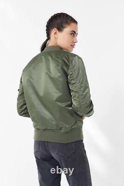 Urban Outfitters x Alpha Industries MA-1 Reversible Bomber Jacket Sage Medium