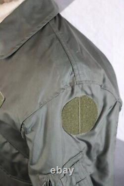 Usaf Alpha Sage Green Cold Weather Flyers Jacket Size Medium (mtl Armory)