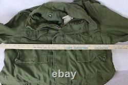 VTG Men's Military ALPHA INDUSTRIES Cold Weather Field Coat Made in USA Medium