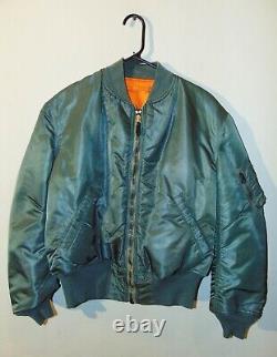 Vietnam War 1968 Dated Alpha Ind. MA-1 Flight Jacket, Size Medium, USAF U. S. Army