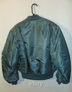 Vietnam War 1968 Dated Alpha Ind. MA-1 Flight Jacket, Size Medium, USAF U. S. Army