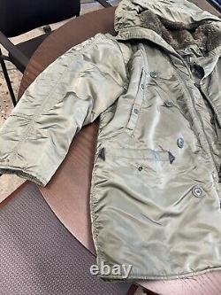 VintageAlpha Industries Mens M Extreme Cold Weather Parka Type N-3B Jacket Coat