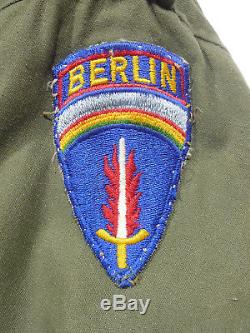 Vintage 1967 US Army BERLIN BRIGADE M-65 Field Jacket LONG MED, Alpha Ind. M65