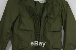 Vintage 1973 Alpha Industries Vietnam War Era M65 Military Jacket Mens Size Med