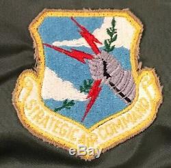 Vintage 1978 Alpha Industries Inc. Flyers Jacket Strategic Air Command Medium