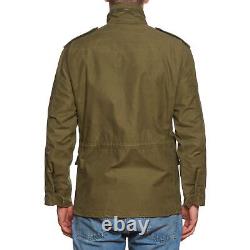 Vintage ALPHA INDUSTRIES M-65 Olive Cotton Military Field Jacket Size M