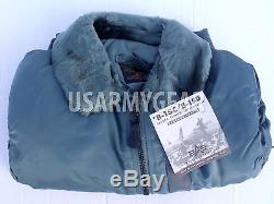 Vintage ALPHA Made in USA New Oldstock B-15 US Air Force Pilot Flight Jacket