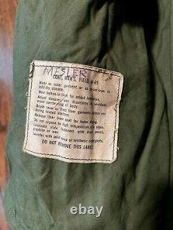 Vintage Alpha Industries Field Coat OG 107 1974 Jacket Army Military Hooded