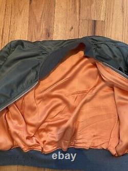 Vintage Alpha Industries L-2B Light Zone Flight Bomber Jacket Medium 60s 70s TN