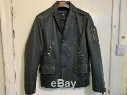 Vintage Alpha Industries Leather Jacket Size M