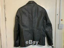 Vintage Alpha Industries Leather Jacket Size M