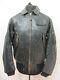 Vintage Alpha Industries Mil Spec Leather Fight Motorcycle Aviator Jacket Size M