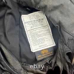 Vintage Alpha Industries M-1951 Field Black Jacket Made In USA