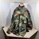 Vintage Alpha Military Cold Weather Field Jacket With Liner Green Camouflaged Sz M