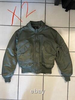 Vintage Bomber jacket Lot Black Army Green Olive Drab Alpha Industries Fashion