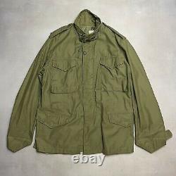 Vintage M65 Vietnam ALPHA INDUSTRIES Field Jacket OG107 Sateen Medium Regular