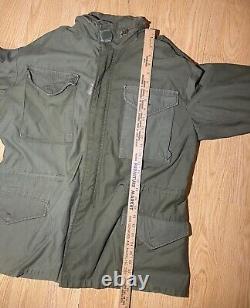 Vintage Size M Military OG-107 M-65 Coat Cold Weather Field Jacket Alpha Ind