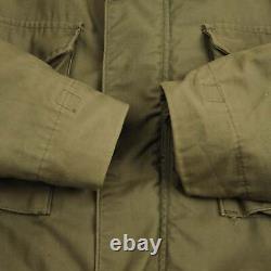 Vintage Us Army M1965 M65 Alpha Ind Field Jacket 1980 Size Medium Regular