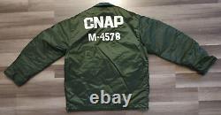Vtg 1978 US Navy CNAP Extreme Cold Weather Impermeable Deck Jacket M Alpha Ind