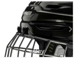 Warrior Alpha ONE PRO Combo Helm mit Gitter Profi Eishockeyhelm schwarz incl Cap