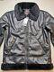 Alpha Industries Veste En Cuir Synthétique Shearling Pour Homme Taille M Uk B3 Fl (bnwt) Noir Rare