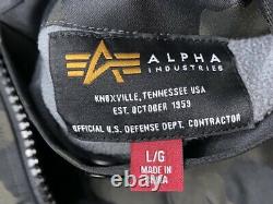 Alpha Industries B-15 Tout Droit Ourlet Droit Mod Jacquard Noir Camo Sz L