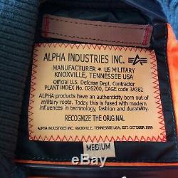 Alpha Industries Hommes Uk M Essence Vert Ma1 MID Bomber Jacket Coat Rrp £ 149.99