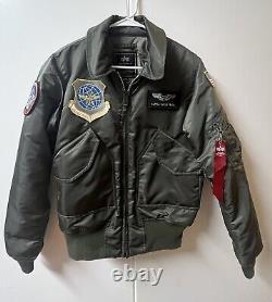 Alpha Industries Inc Bomber Jacket - Official Us Defense Contractor