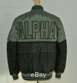Alpha Industries Ma-1 Bloc 60e Anniversaire Veste Vintagegreen Taille M Rrp £ 165