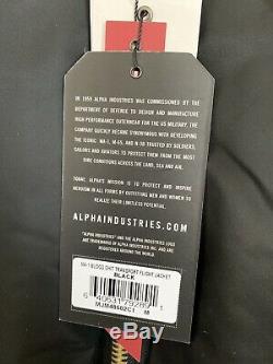 Alpha Industries Ma-1 Sang Chit Transport Réversible Vol Jacket Taille M Tn-o