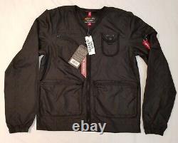 Alpha Industries Uo Exclusive Cargo Jacket Homme Taille Moyen Noir Nouveau