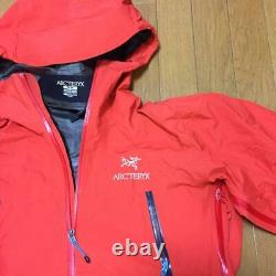 Arc’teryx Alpha Sl Jacket Hoody Size M Red-color Usedgood Condition Du Japon