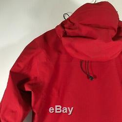 Arc'teryx Alpha Sv Gore-tex Pro Shell Hooded Jacket Mens Candy Apple Red M Medium