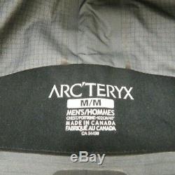 Arc'teryx Alpha Sv Jacket Mens Medium Hoodie Vert Du Canada Gore-tex Hardshell