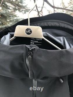 Arc’teryx Alpha Sv Jacket Mens Medium M 24k Black Made In Canada New Nwt 2021