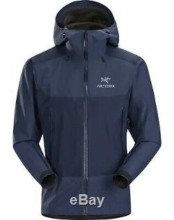Arc'teryx Beta Sl Gore-tex Jacket Mens Taille Moyenne Imperméable Bleu Pluie Ar Alpha