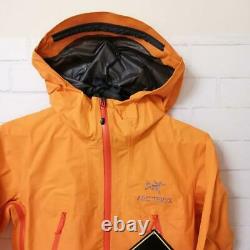 Arc'teryx W's Alpha Sl Nylon Women's Mountain Parka Jacket Taille M Orange Nouveau