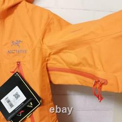 Arc'teryx W's Alpha Sl Nylon Women's Mountain Parka Jacket Taille M Orange Nouveau
