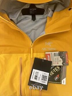 Arcteryx Alpha Ar Gore-tex Pro Veste En Wildchild Jaune Taille Moyenne Prix De Vente Conseillé 520 £