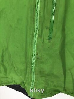 Arcteryx Alpha Fl Veste Gore-tex Full Zip Hooded Shell Mens Medium Green Used
