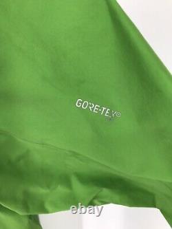 Arcteryx Alpha Fl Veste Gore-tex Full Zip Hooded Shell Mens Medium Green Used