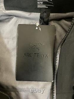 Arcteryx Alpha Sv Jacket Noir 24k Taille Homme Moyen Nouveau Avec Tags