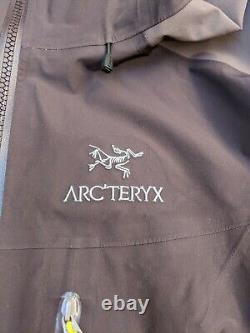 Arcteryx Gore-tex Pro Alpha Ar Coquille Dure Veste Femme Moyen Violet Wine Euc