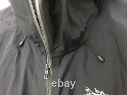 Arcteryx Mens Alpha Sl Noir Full Zip Shell Jacket Taille Moyenne